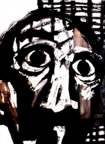 Mirada I -100x70cm - Óleo Cartón - 2003-2004.